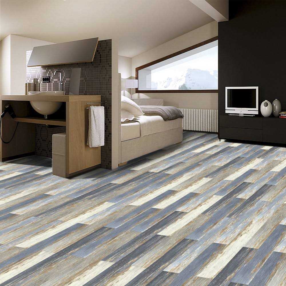 Deco Products Colors High Variation 8-mil x 6-in W x 36-in L Glue Down Luxury Vinyl Plank Flooring - Inhomebuy