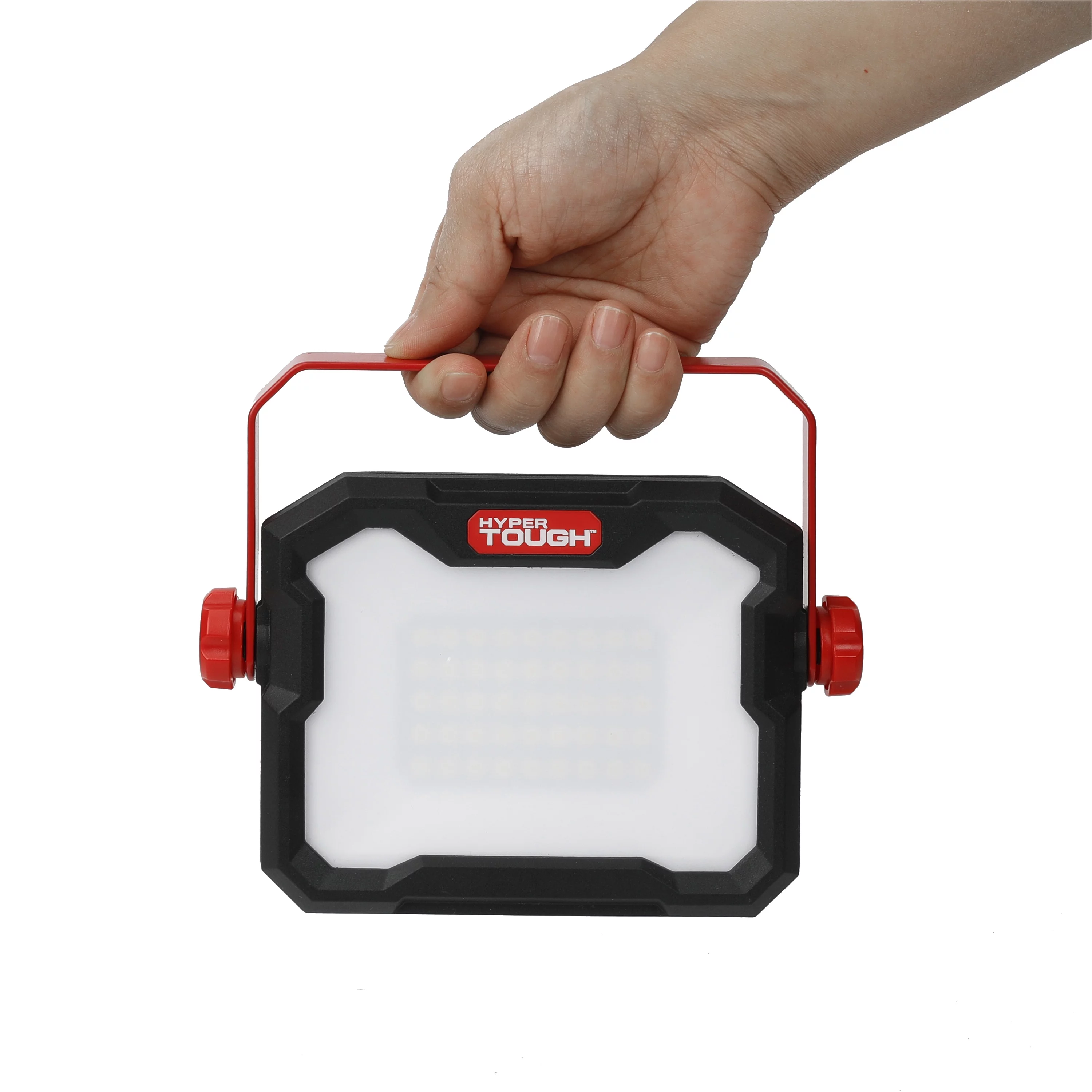 Hyper Tough 50W LED 5000 Lumen Rechargeable Free Standing Light, Handheld Portable Work Light - Inhomebuy