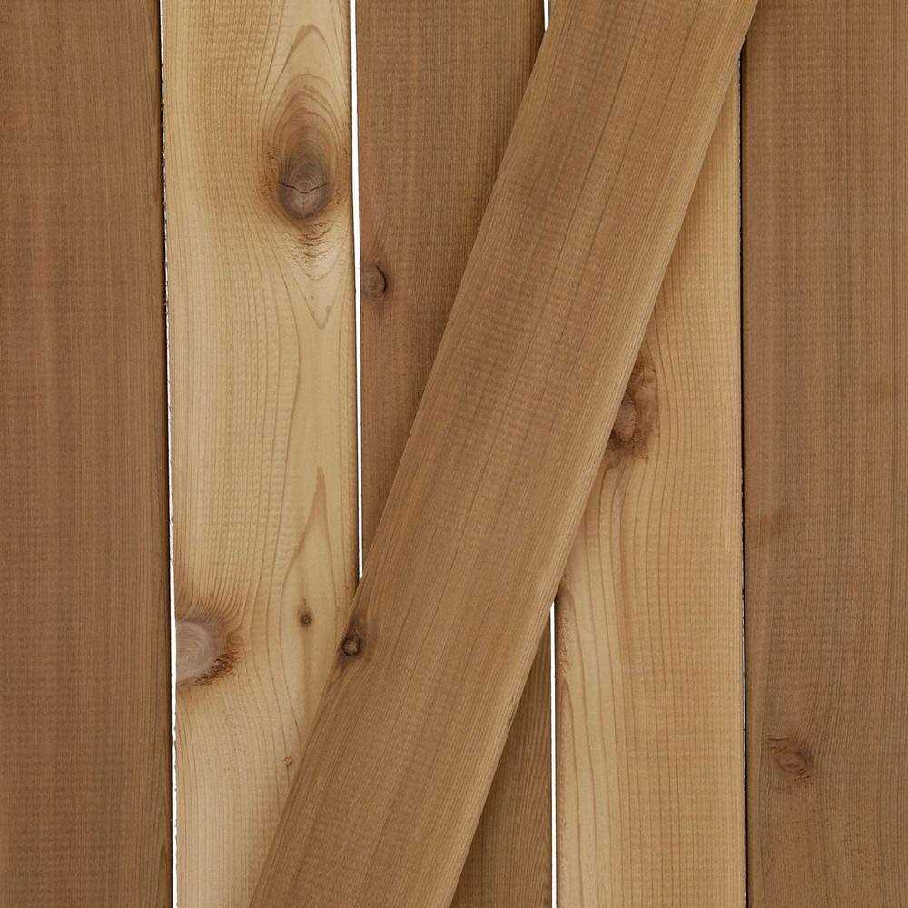 Design Craft Millworks 12 in. x Board-N-Batten Baton Z Shutters Pair Natural - Inhomebuy
