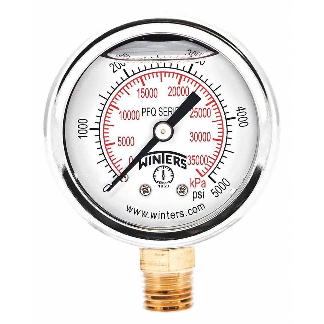 Winters PFQ1556 Pressure Gauge - Inhomebuy