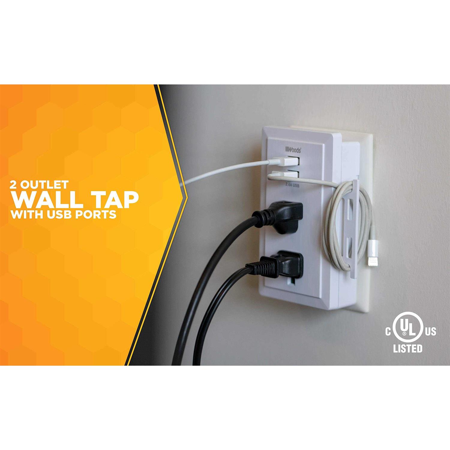 Woods 16/2 Green Extension Cord - Inhomebuy
