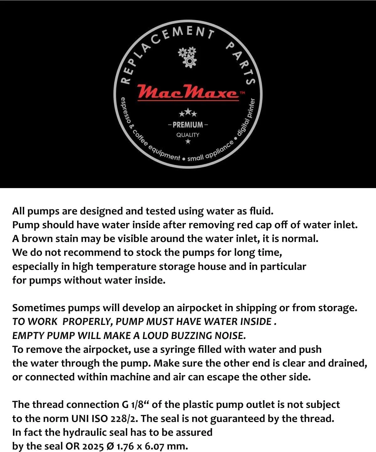 EP5FM | 46W ULKA Water Pump with Thermostat for espresso makers - Inhomebuy