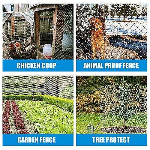 Fencer Wire 2 x 100 ft. 14 Gauge Welded Wire Fence 2 x 4 in. Mesh - Inhomebuy