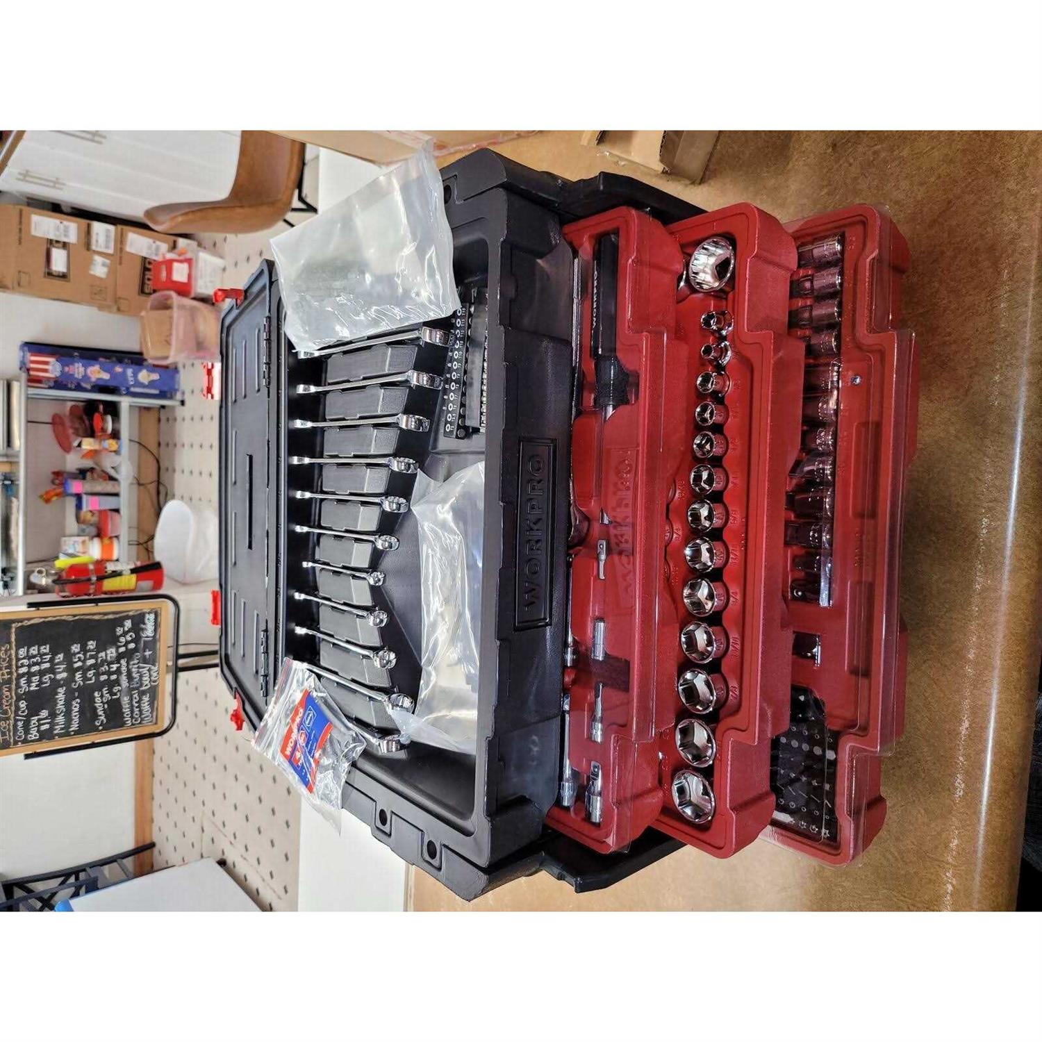 WORKPRO 3-Piece Quick Change Folding Pocket Utility Knife Set with Belt Clip - Inhomebuy