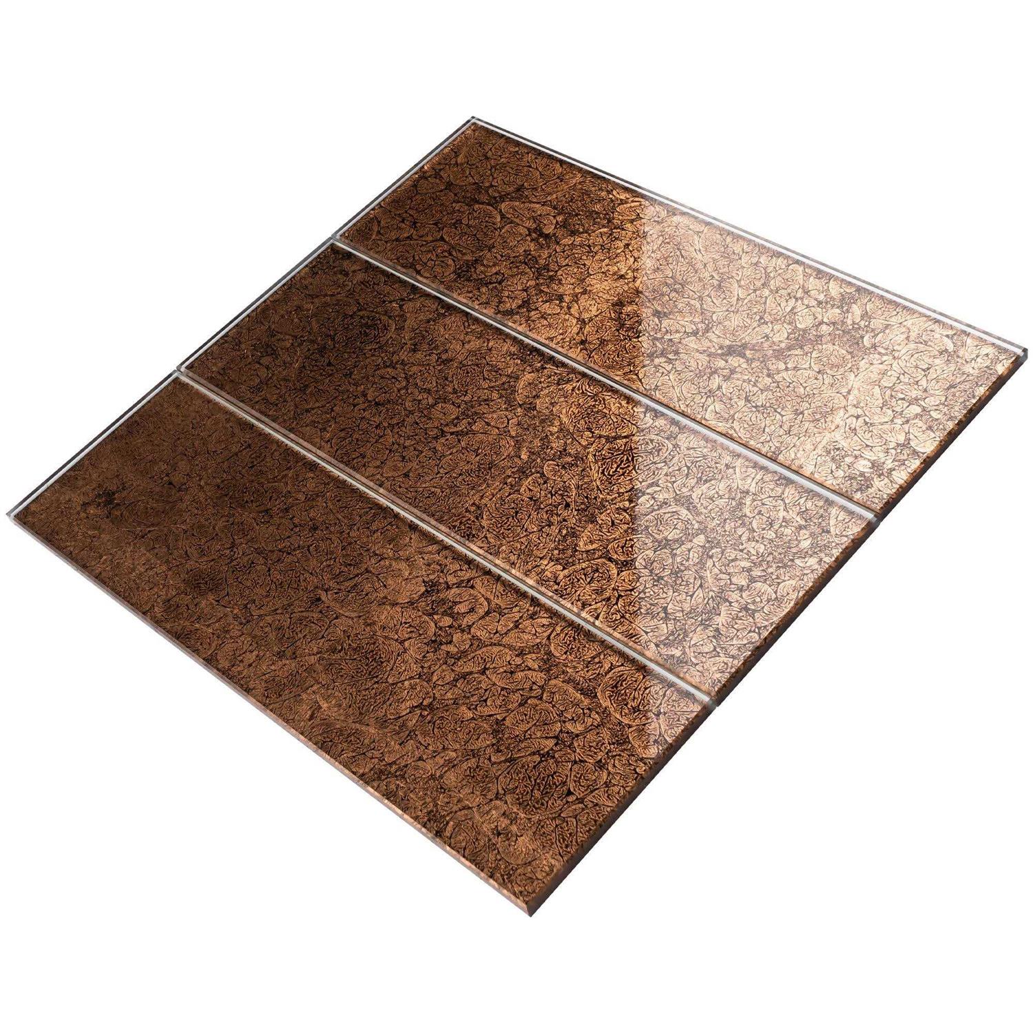 Crystile 4 x 12 Glass Mosaic Subway Tile Supreme Tile - Inhomebuy