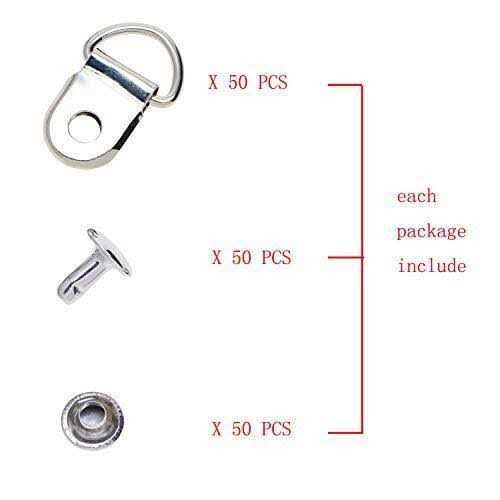 Onlykxy 50 Pieces Shoe Boot Lace Hooks - Inhomebuy