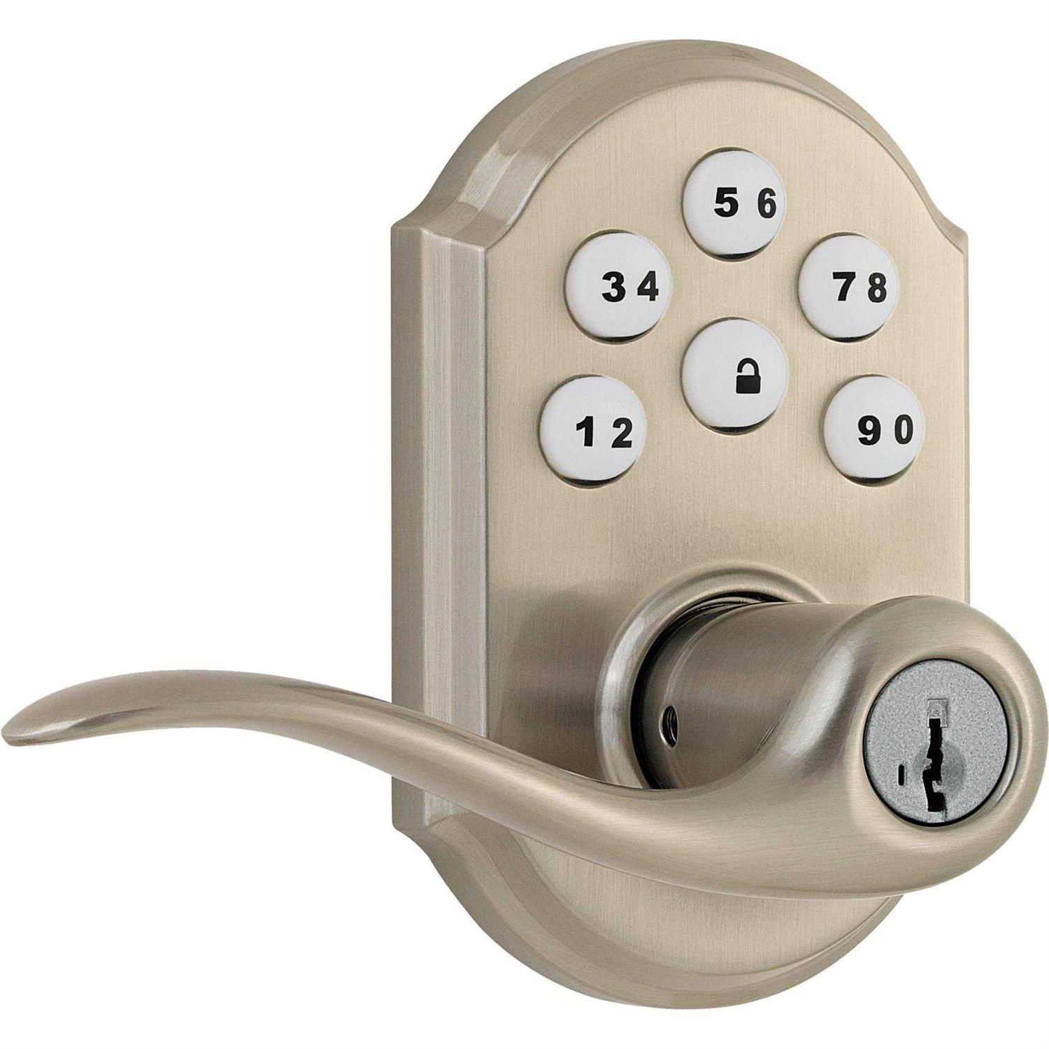 Kwikset SmartCode 270 Keyless Electronic Touchpad Deadbolt Auto Door Lock - Inhomebuy