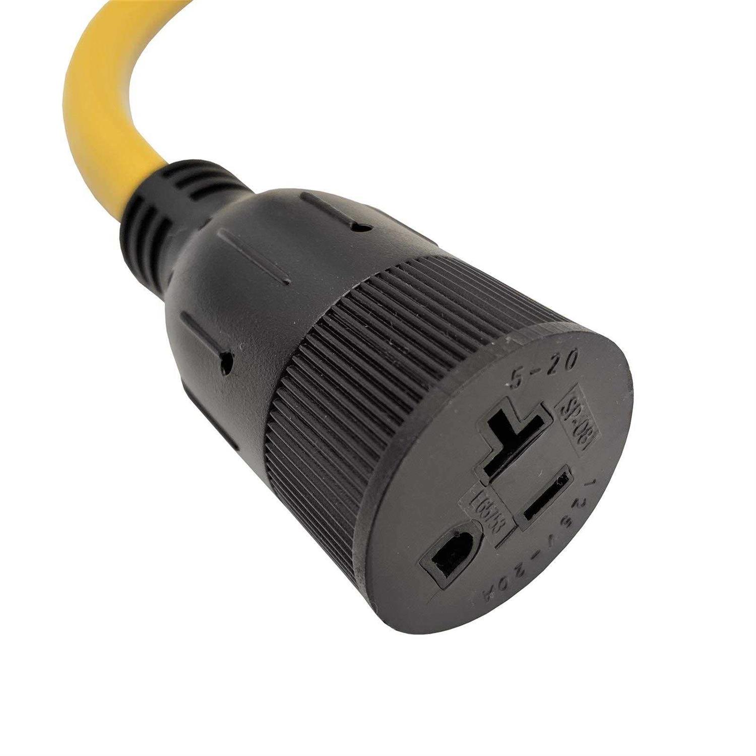 Parkworld Nema 5-20 Extension Cord 5-20p to 5-20r 125v - Inhomebuy