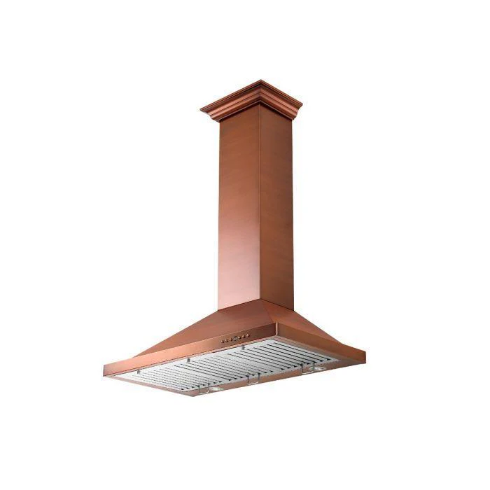 ZLINE 42 in. Copper Wall Range Hood, 8KBC-42 - Inhomebuy