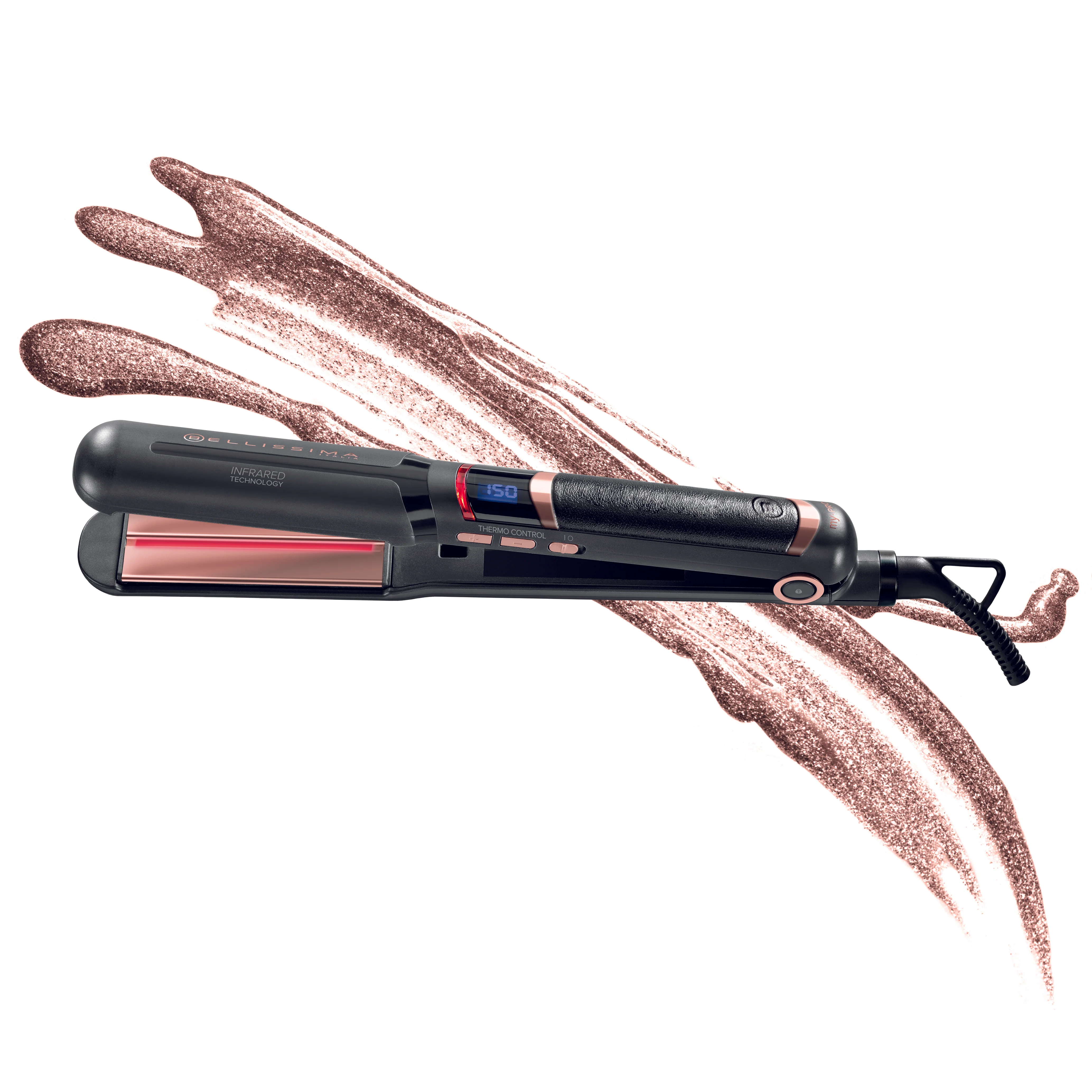 Straightener My Pro, Infrared, Ceramic Coating, Led , 230°C - Inhomebuy