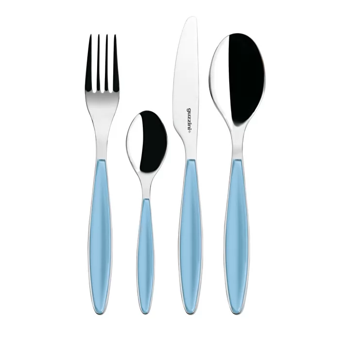 24-Piece Cutlery Set Feeling-  Sea Blue - Inhomebuy