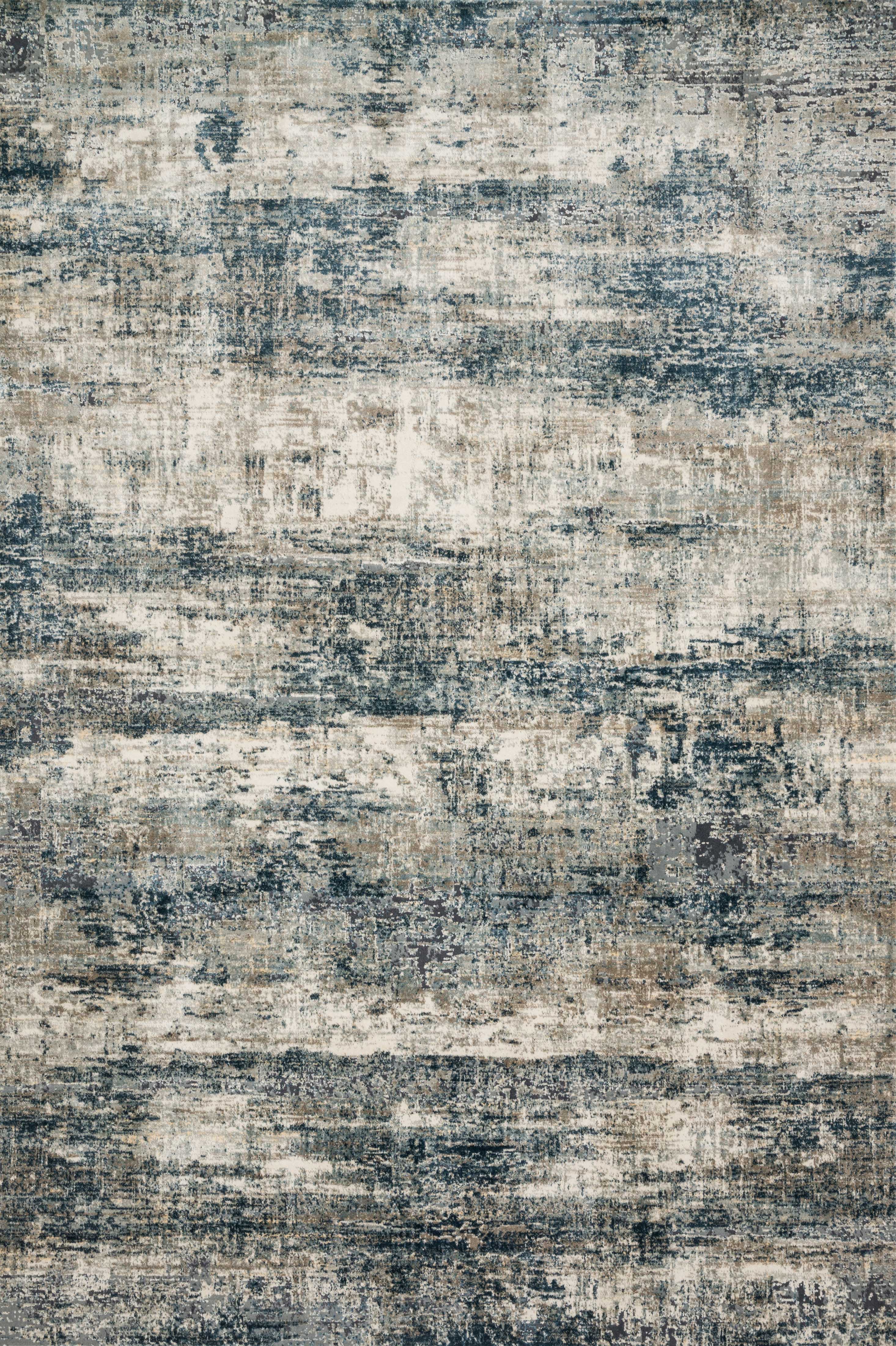 Loloi Rugs Cascade Collection Rug in Ocean, Grey - 9'6