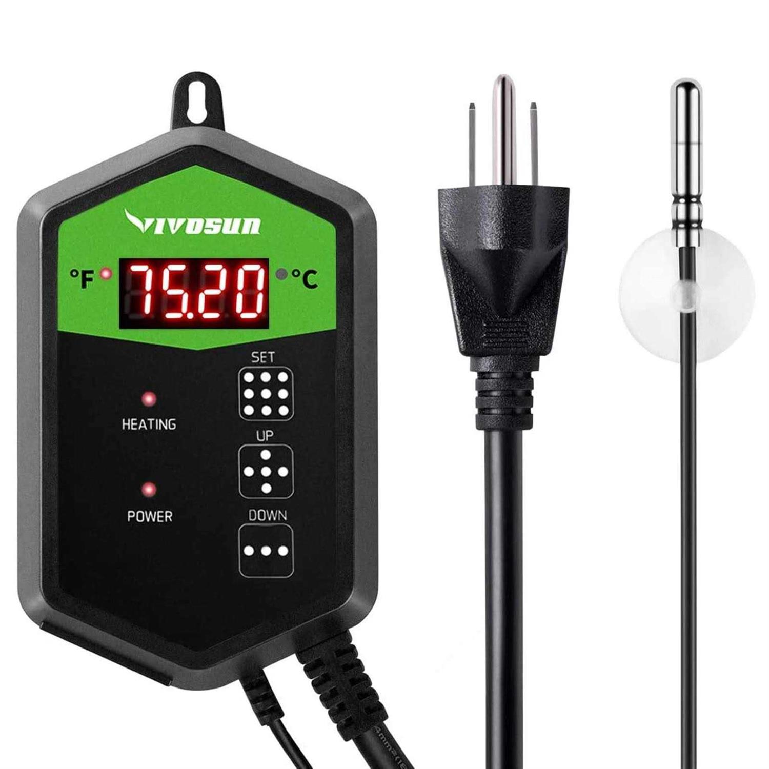 VIVOSUN Collapsible Rain Barrel Spigots and Overflow Kit - Inhomebuy