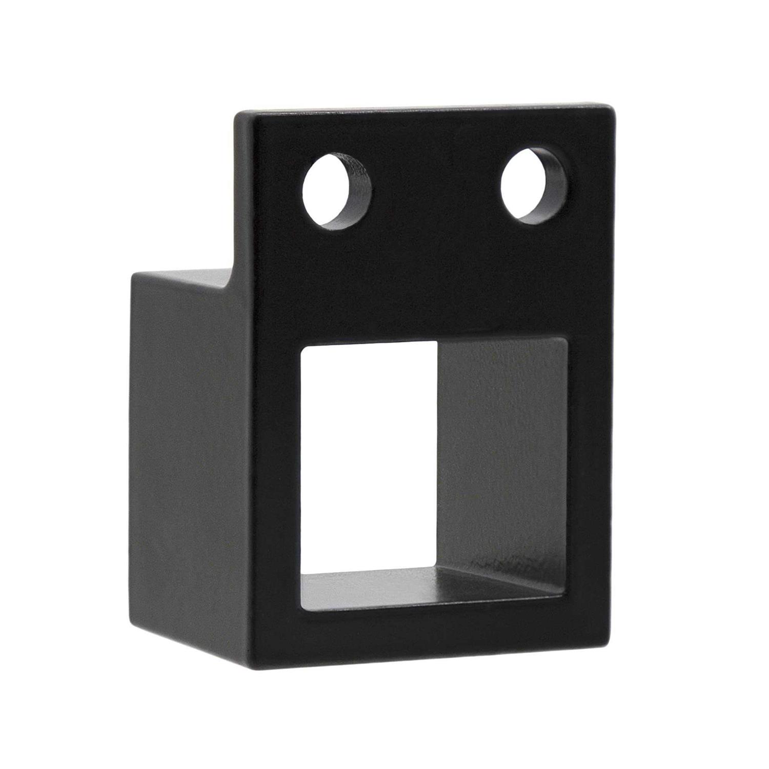 Plum Fittings Aluminum Fence Standard Wall Mount 1 x 1 Rails - Inhomebuy