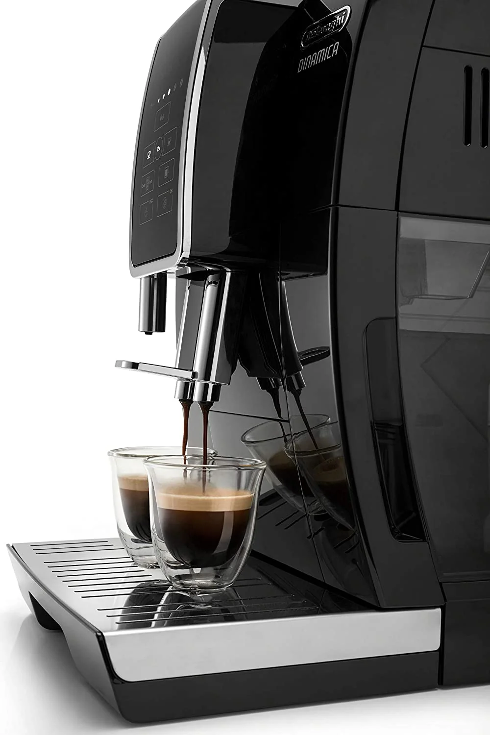 DeLonghi Dinamica Automatic Espresso Maker: with iced-coffee, black | ECAM35020B - Inhomebuy