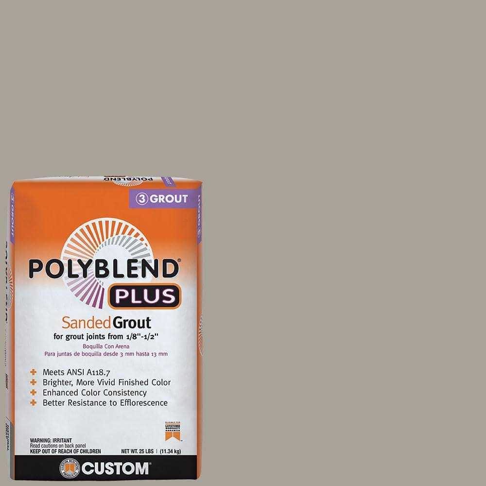 Custom Building Products Polyblend Plus Sanded Grout - Inhomebuy