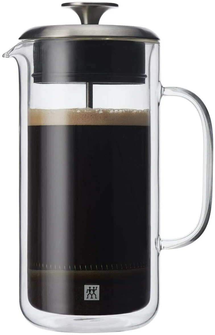 Zwilling Sorrento Plus French Press | 39500-300 | Double Wall Glass 750ml - Inhomebuy