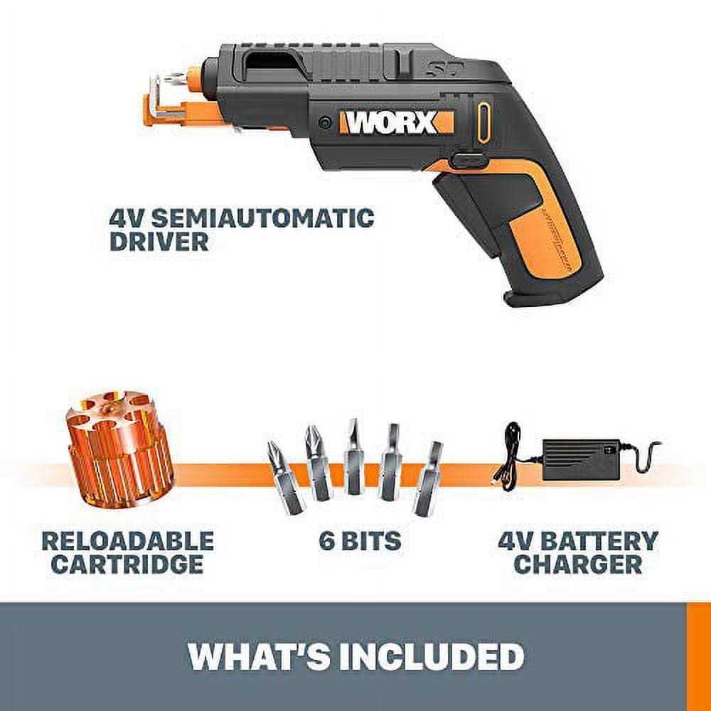Worx WX255L SD Driver with Screw Holder - Inhomebuy
