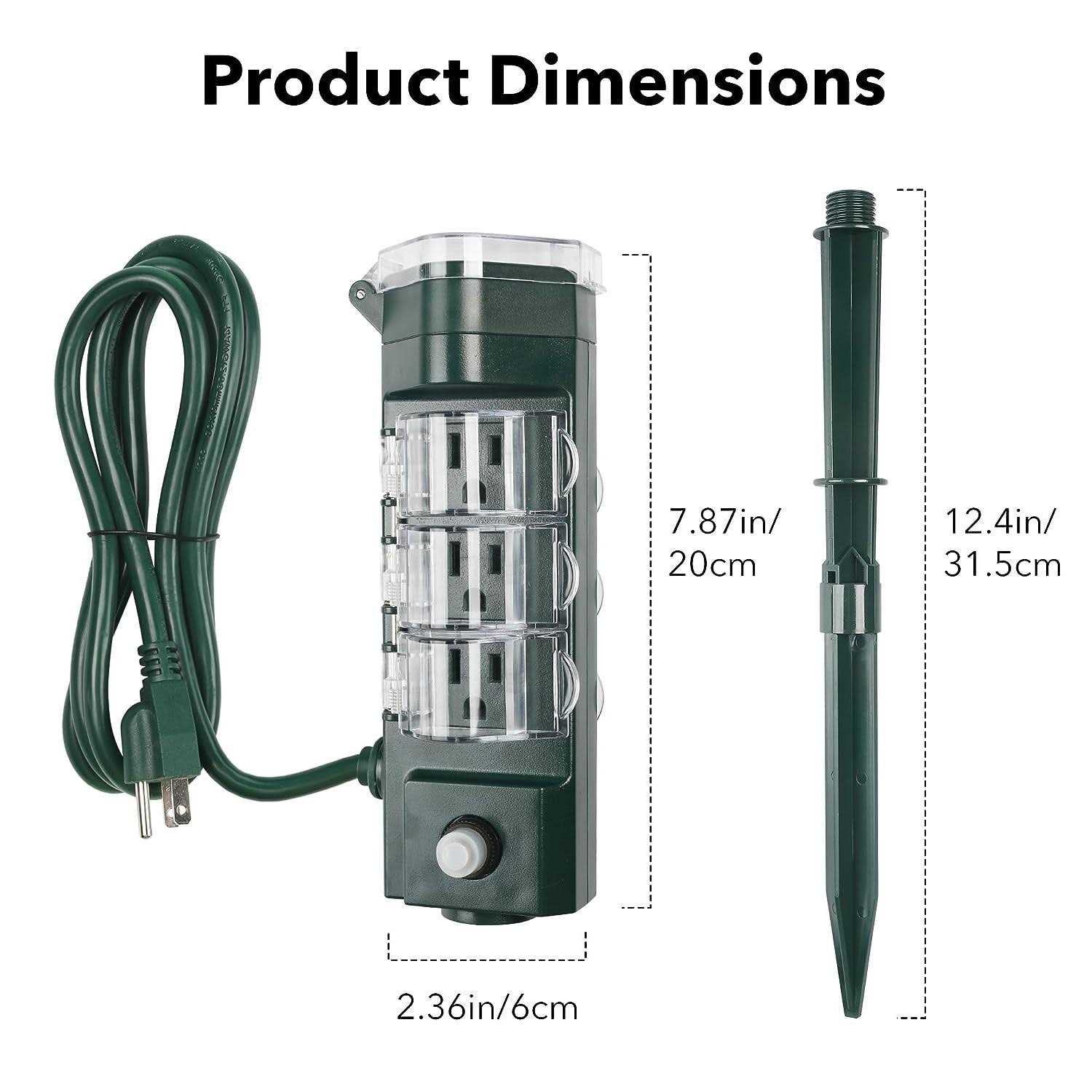 Outdoor Smart Plug Etekcity Outdoor WiFi Outlet with 2 - Inhomebuy