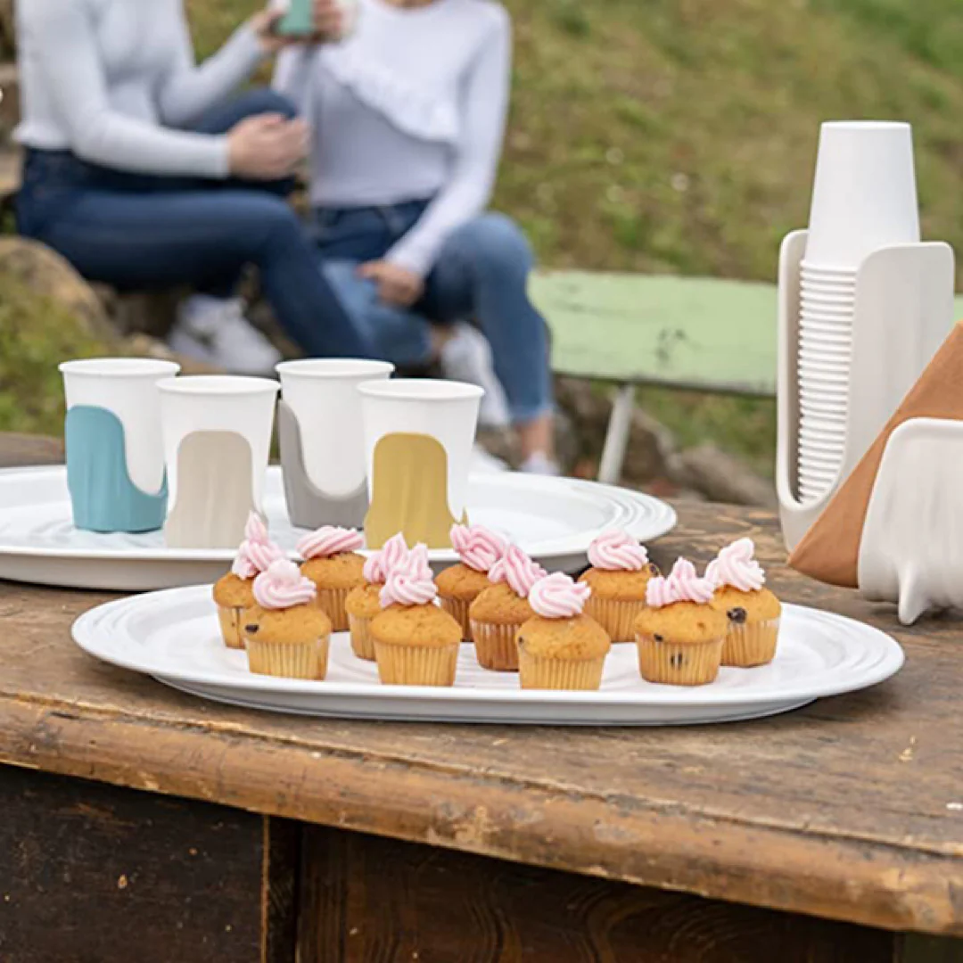 L Tray ''Tierra'' White Milk - Inhomebuy