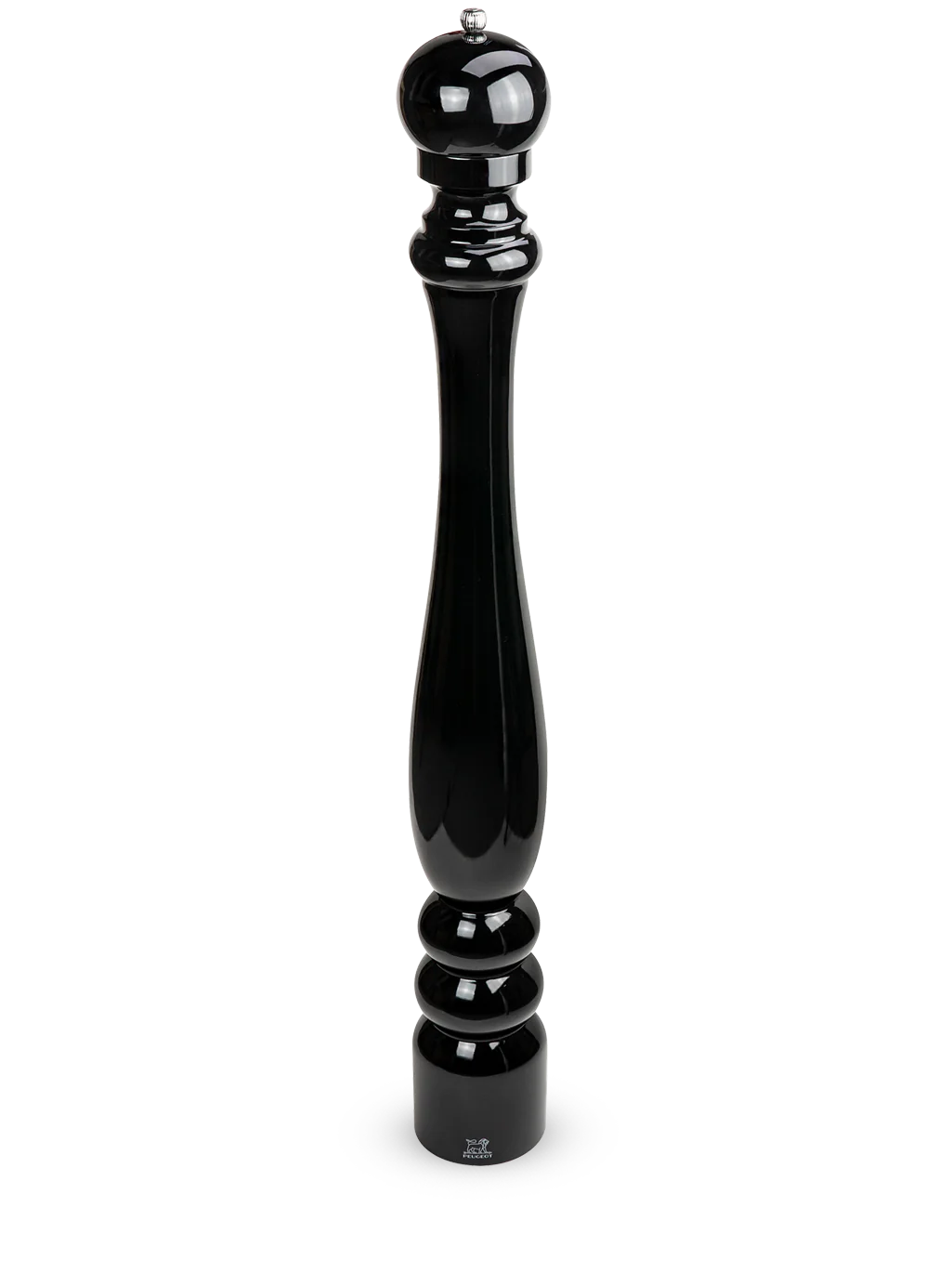 Peugeot Paris Pepper Mill in Wood Black Lacquer 80 cm - 31in - Inhomebuy