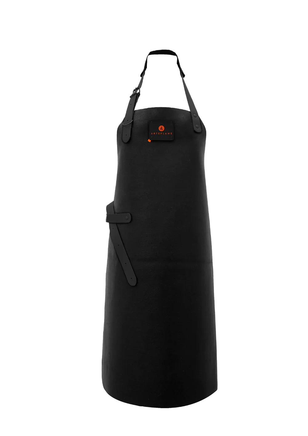 Arteflame Leather Grill Apron In Black, AFAPRONBLK - Inhomebuy