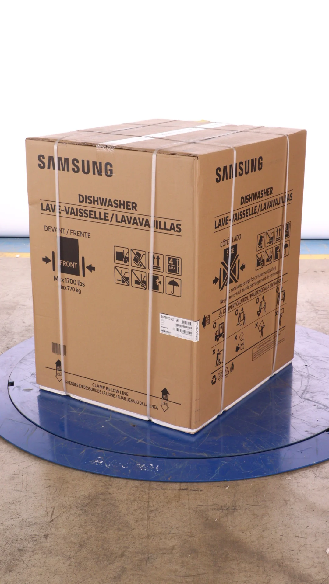 SAMSUNG 24 IN. STAINLESS STEEL DISHWASHER WITH THIRD RACK - DW80CG4051SRAA - Inhomebuy