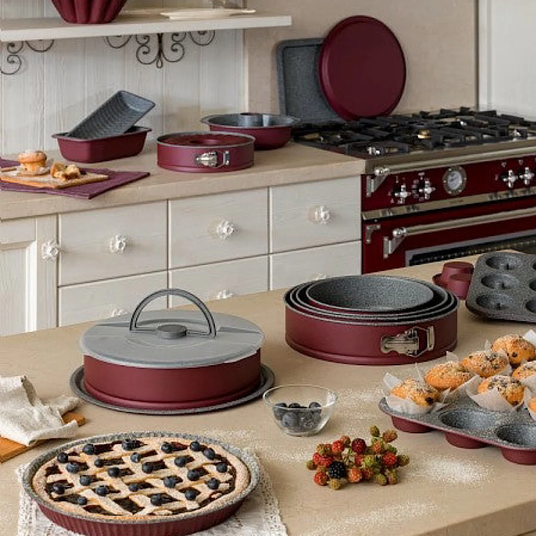 Sweet Cherry Muffin Pan 6 Cups - Inhomebuy