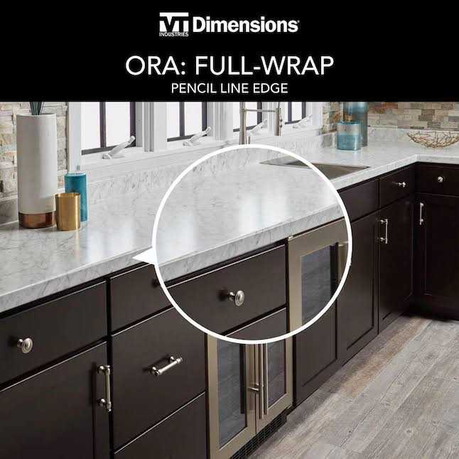 VT Dimensions Formica 25.5-in x 4.5-in Ouro Romano - Inhomebuy