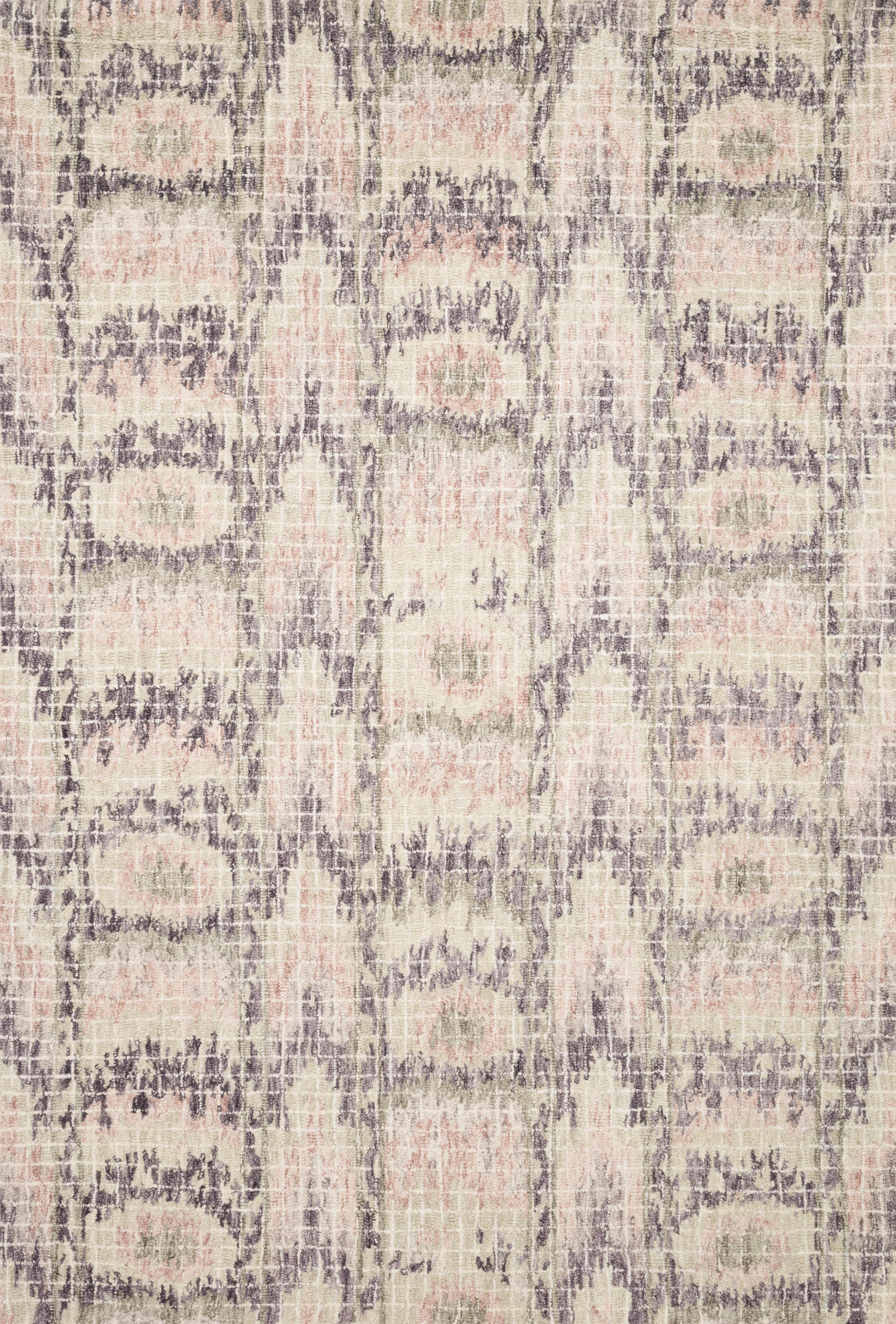Loloi Rugs Tatum Collection Rug in Blush, Raisin - 9'3