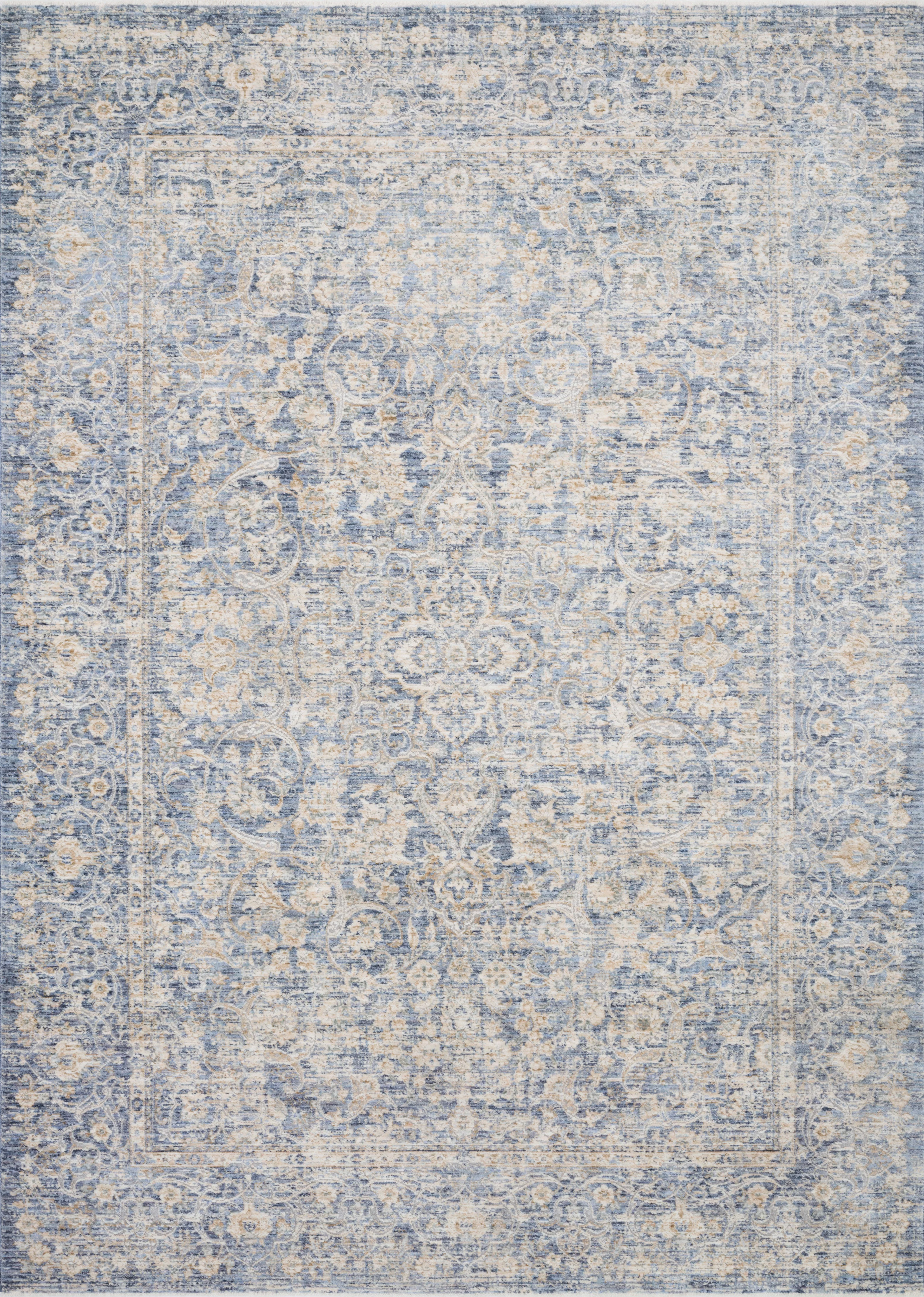 Loloi Rugs Pandora Collection Rug in Blue, Gold - 6'3