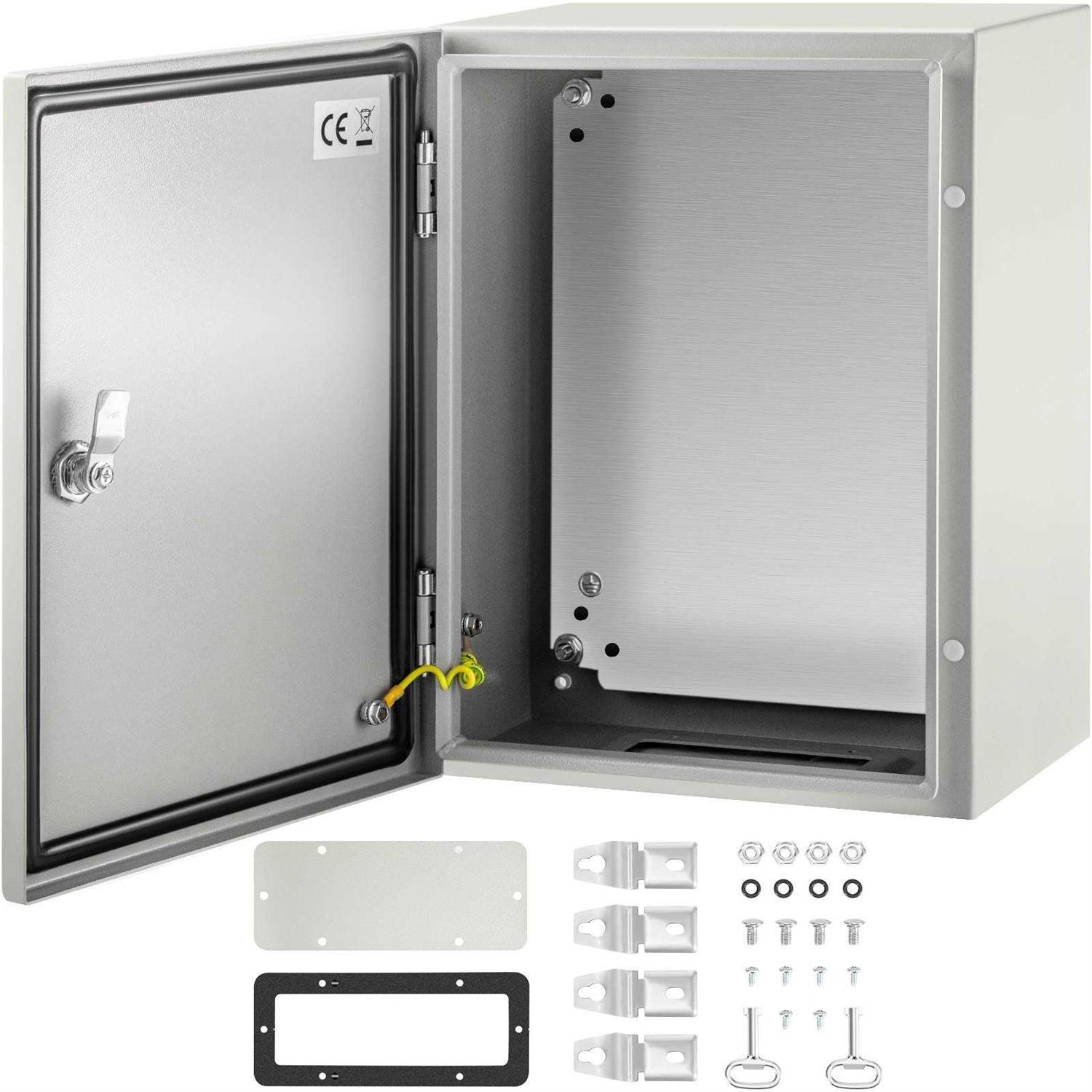 VEVOR Nema Steel Enclosure Nema 4X Steel Electrical Box IP66 Waterproof & Dustproof DQXJSTCFS - Inhomebuy