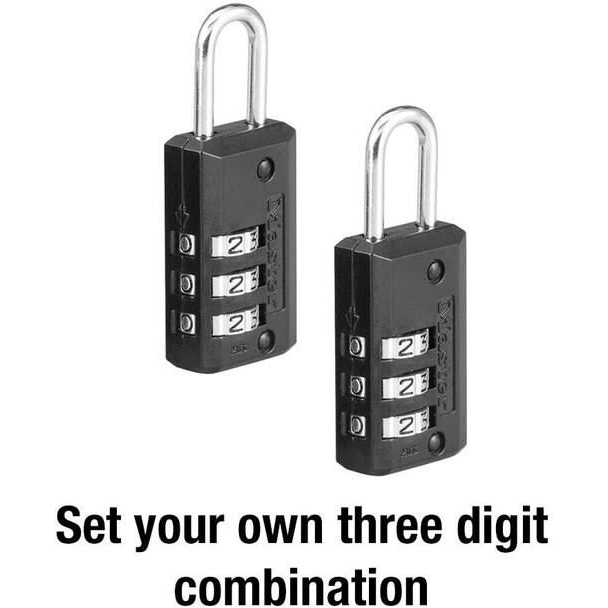 Master Lock 643d 1-9/16 inch Brass Combination Padlock - Inhomebuy