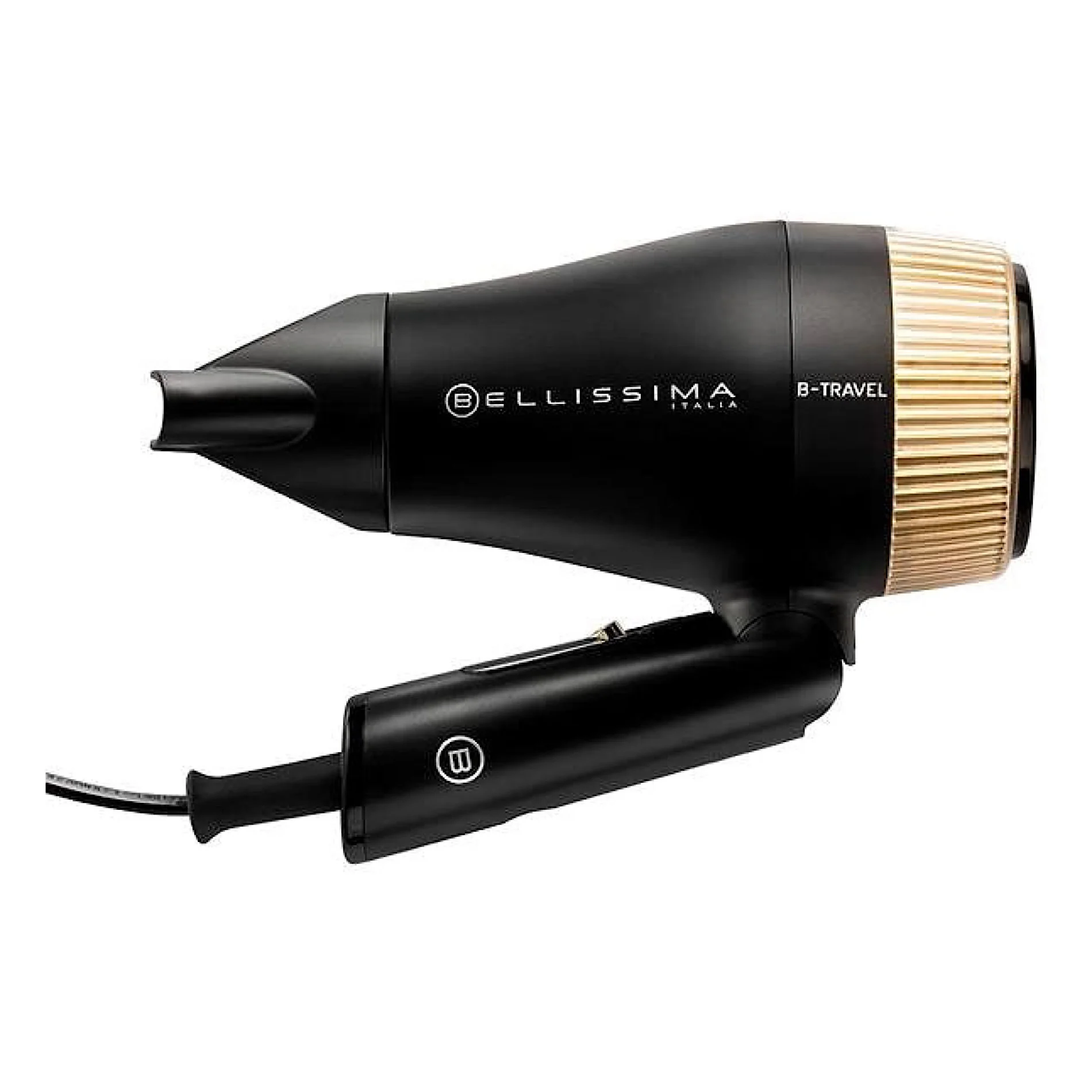 Travel hairdryer with B-Travel folding handle - Inhomebuy