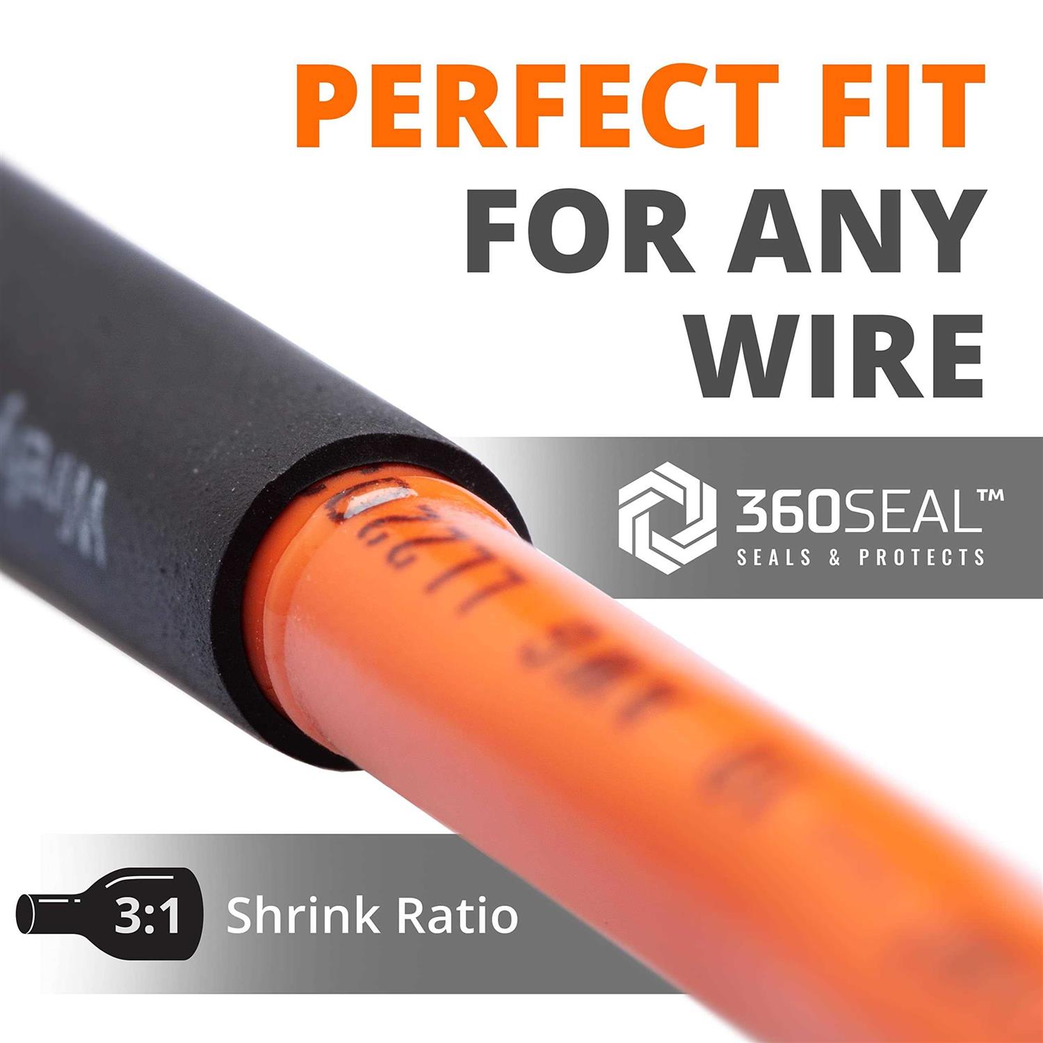 Wirefy Heat Shrink Tubing 3:1 Ratio - Inhomebuy
