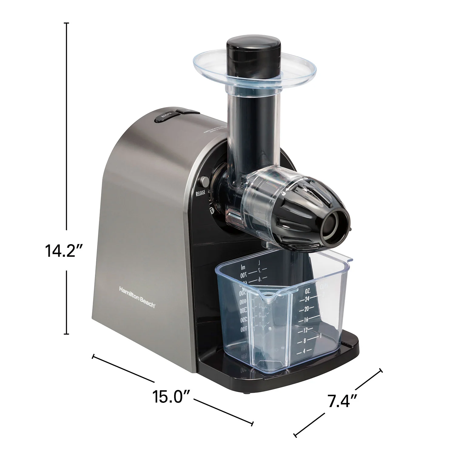 Hamilton Beach Slow Masticating Juicer: 150W | 67951 - Inhomebuy