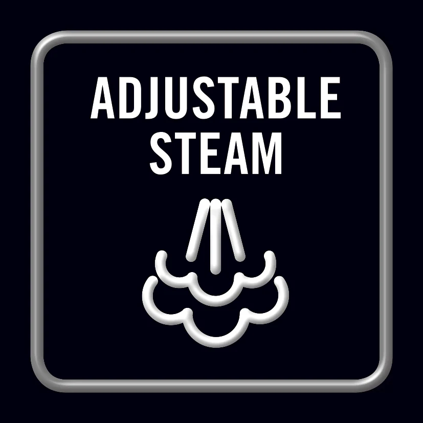 Imetec Steam Iron, Titanox 2000W, 80G, Plate - Inhomebuy