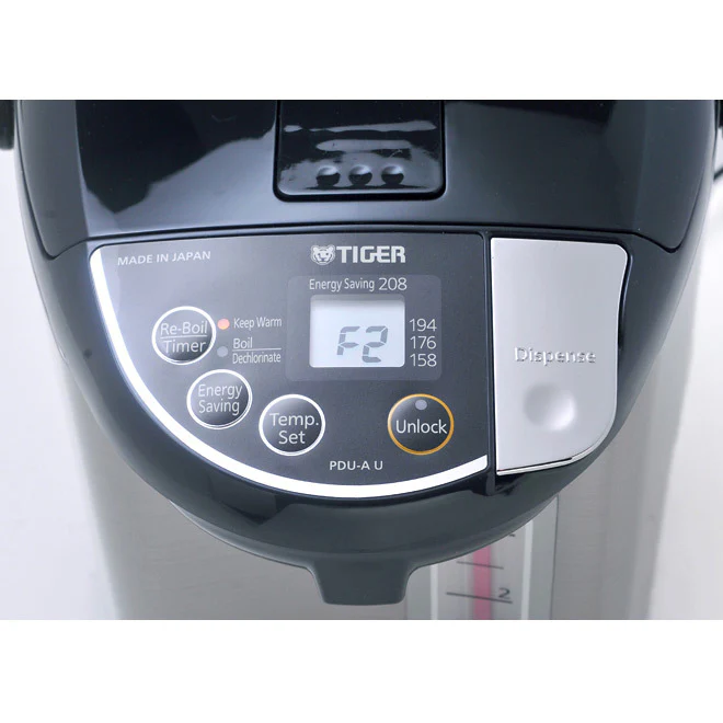 Tiger Electric Water Boiler and Warmer |PDUA30U| 3.0L, Stainless Black - Inhomebuy