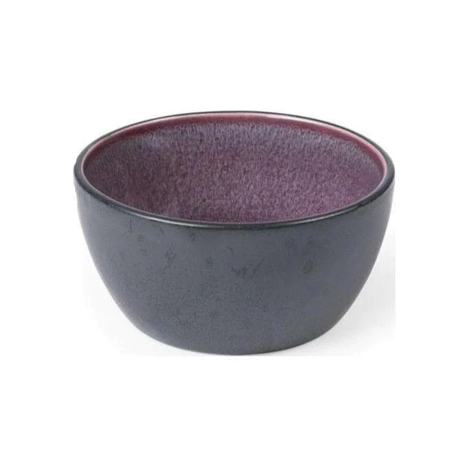 Stoneware bowl 10 cm Black /Lilac - Inhomebuy