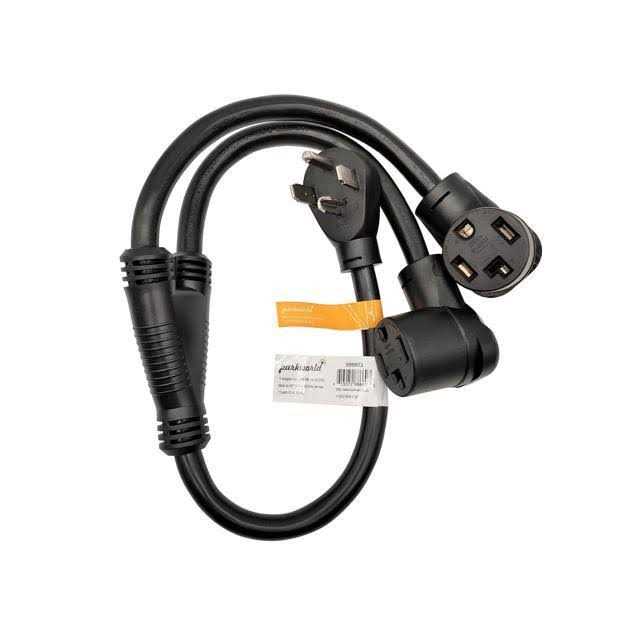 Parkworld 3 ft. 10/4 4-Wire Dryer 30 Amp 4-Prong Y Adapter Cord NEMA 14-30P Plug to 14-30R Receptacle - Inhomebuy