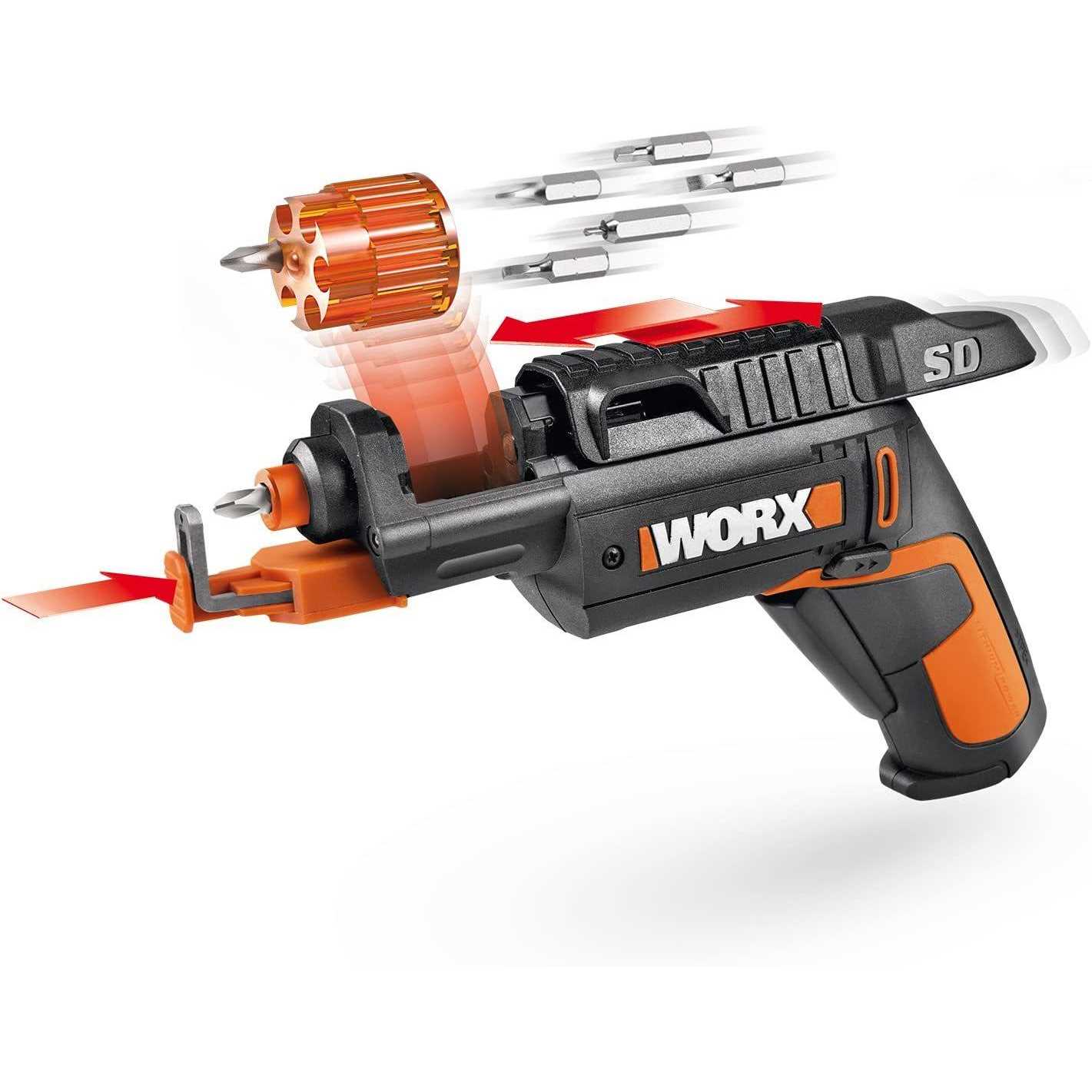 Worx WX255L SD Driver with Screw Holder - Inhomebuy
