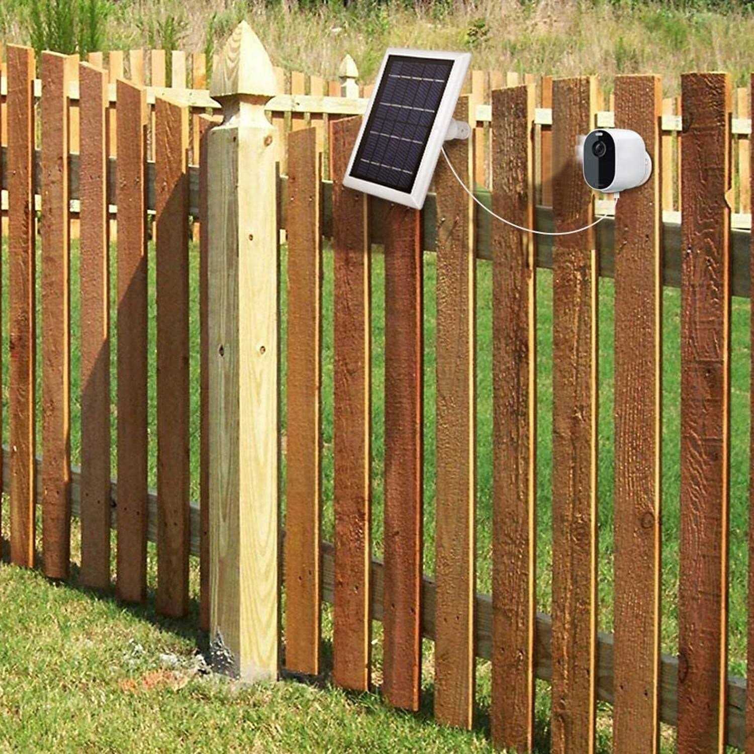 Wasserstein Solar Panel with 13ft Cable for Arlo Essential Spotlight/XL Spotlight Camera Only - Inhomebuy