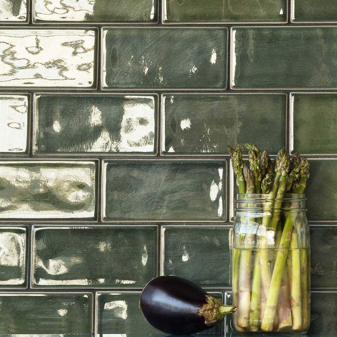 Delphi Sprig 2×22 x 3×22 Ceramic Mosaic Tile Ivy Hill Tile - Inhomebuy