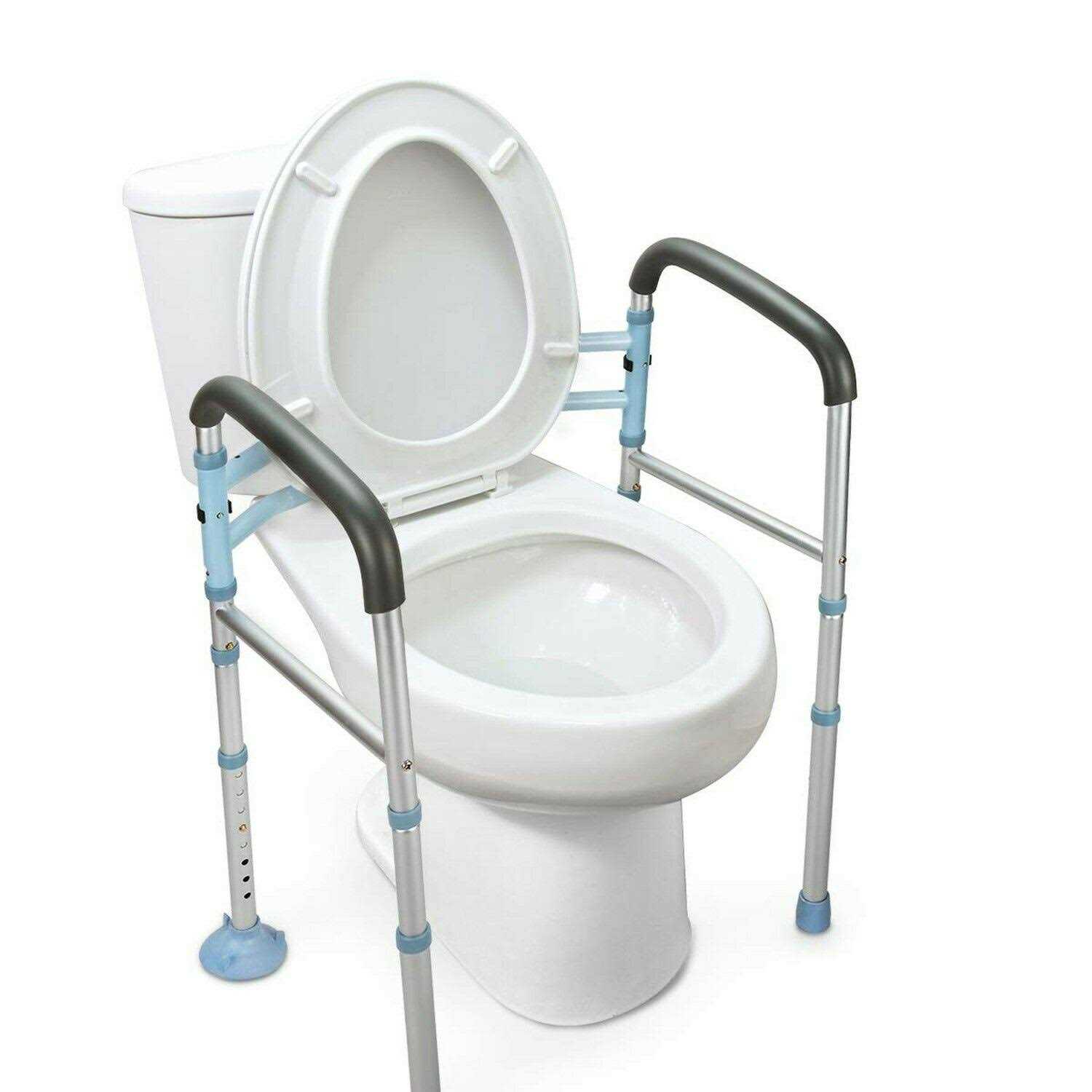 Oasisspace Stand Alone Toilet Safety Rail Heavy Duty Medical Toilet Safety Frame for Elderly Handicap and Disabled - Inhomebuy