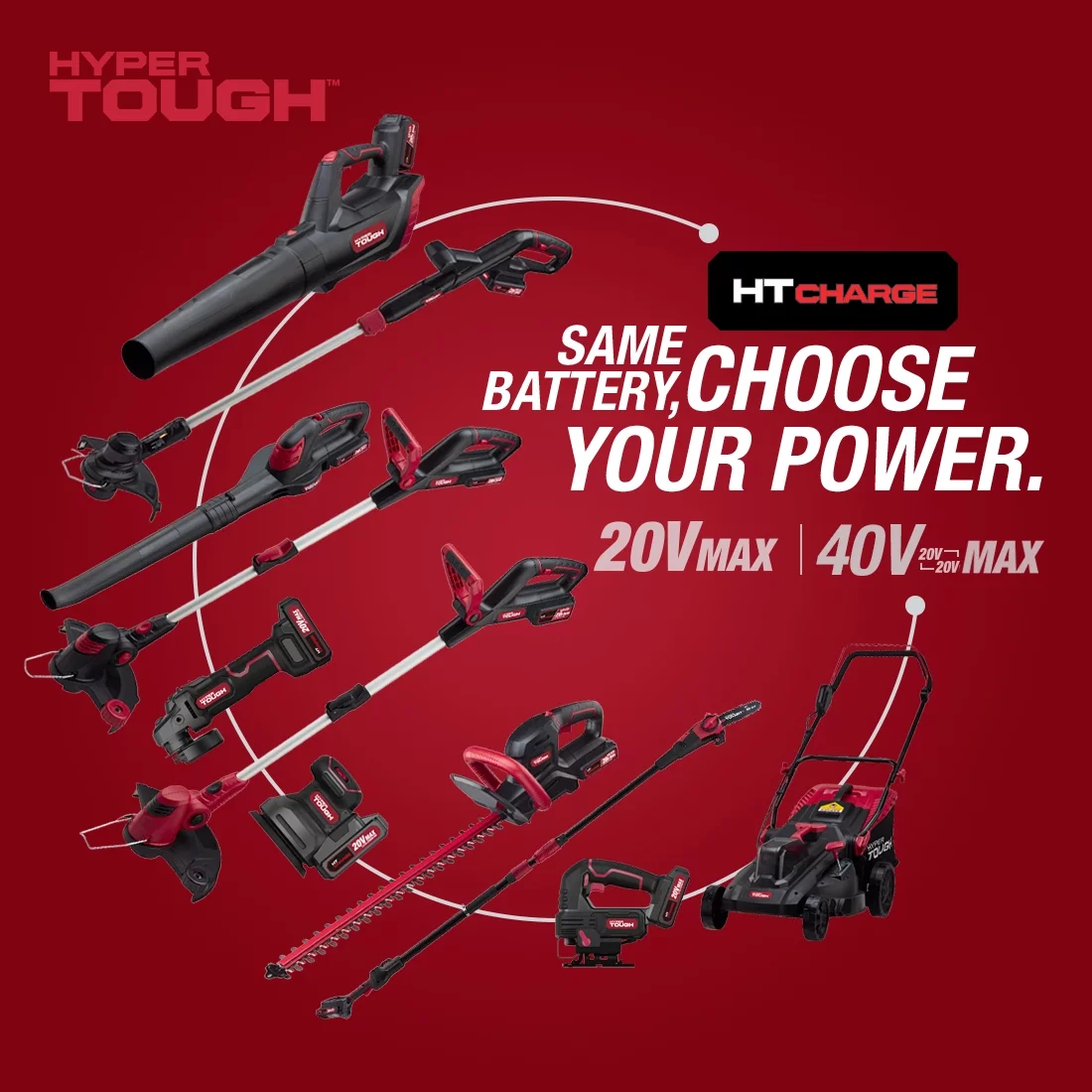 Hyper Tough 20V Max 90 mph 372 CFM 20V 4.0Ah Cordless Handheld Blower - Inhomebuy