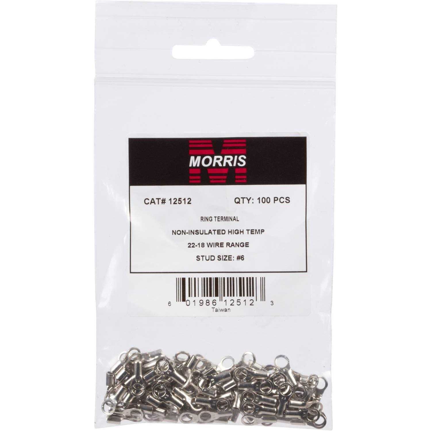 Morris Products Morris High Temperature Ring Terminals - Inhomebuy