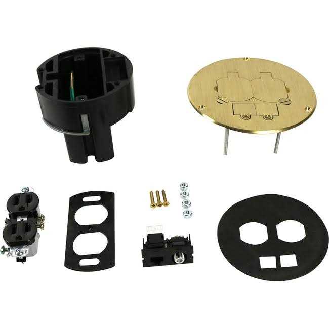 Wiremold 861QTC Wood Floor Box Assembly - Inhomebuy