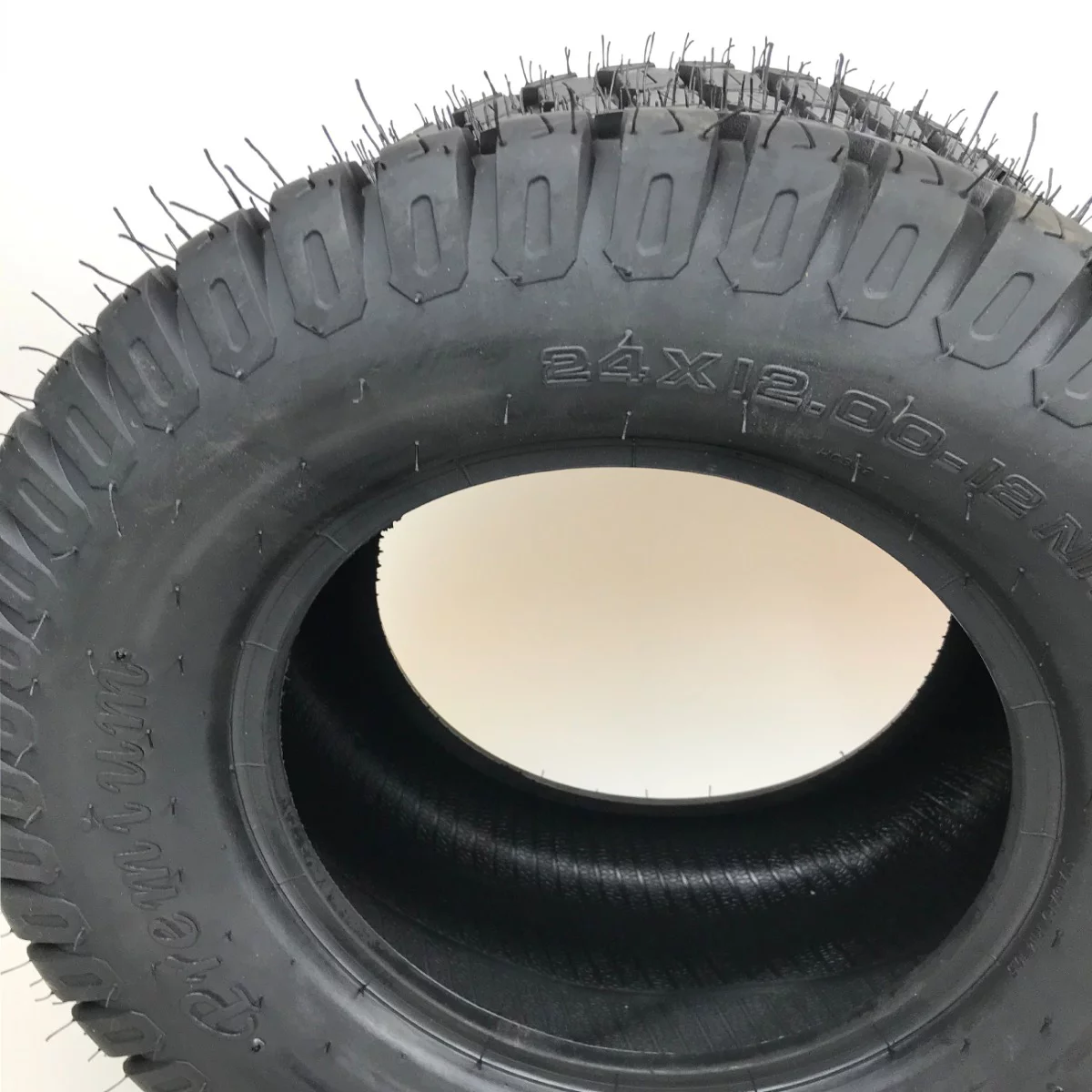 24x12.00-12 4Ply Lawn Mower Tire - Set of 2 - Inhomebuy