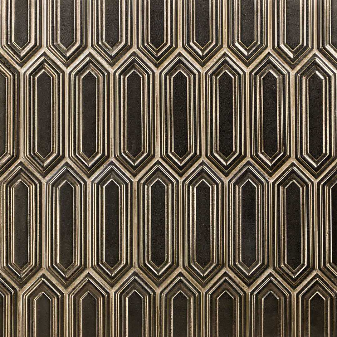 Delphi Hexagon 3 x 9 Straight Edge Ceramic Mosaic Sheet Tile Ivy Hill Tile - Inhomebuy