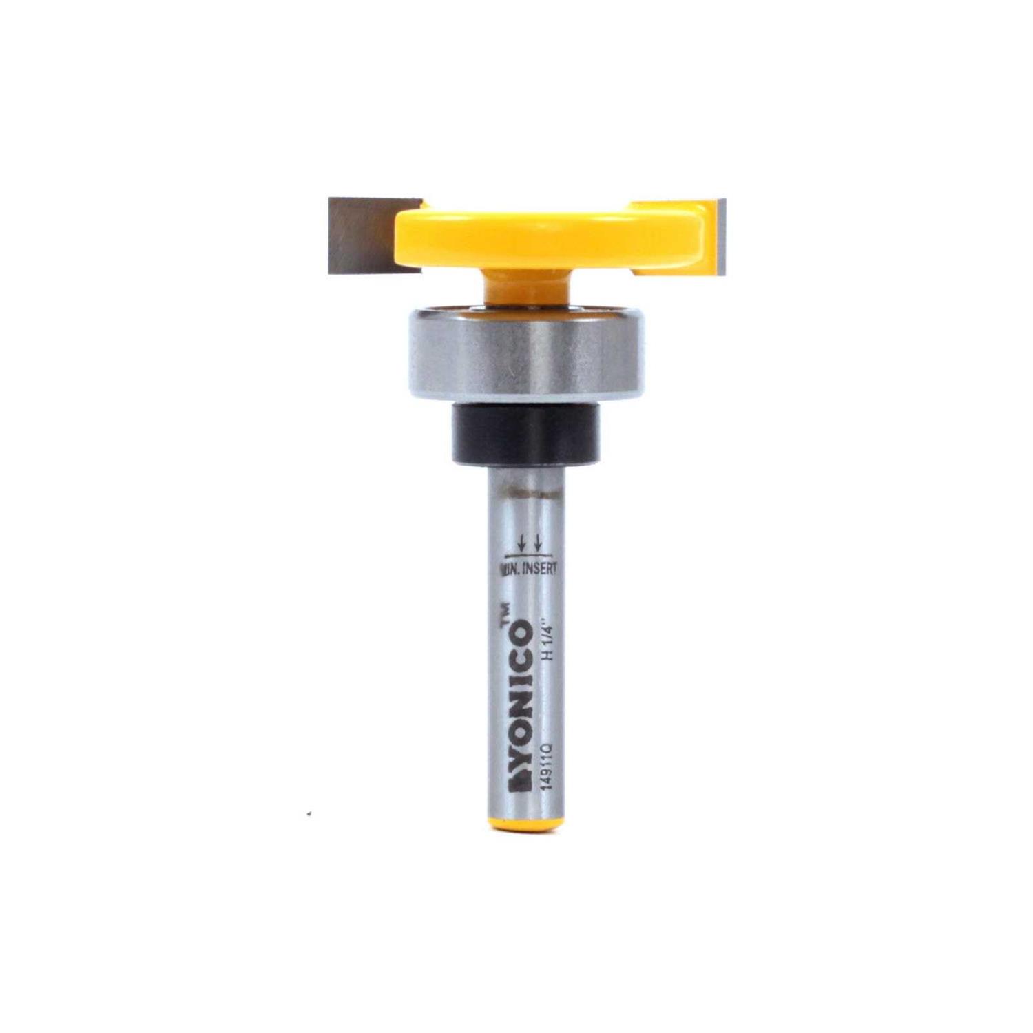 YONICO Slotting Cutter Router Bit 1/8-Inch 1/4-Inch Shank 12103q - Inhomebuy